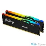 KINGSTON 64GB 6000MT/S DDR5 CL36 DIMM (KIT OF 2) FURY BEAST RGB EXPO