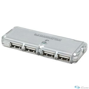 Manhattan Hi-Speed USB Pocket Hub 4 Ports, Bus Power