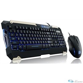 Thermaltake KB-CMC-PLBLUS-01 USB COMMANDER Gaming Gear Combo Retail