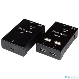 Connect four USB 2.0 devices away from your computer over Cat5 or Cat6 up to 130