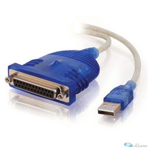 C2G 6FT USB To DB25 IEEE-1284 Parallel Printer Adapter Cable