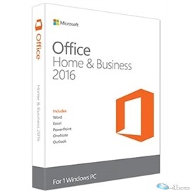 Microsoft Office Home and Business 2016 32bit / x64 - Medialess - Win - English