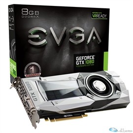EVGA GeForce GTX 1080 FOUNDERS EDITION 08G-P4-6180-KR 8GB GDDR5X PCIe 3.0 x16 DVI/HDMI/3xDP