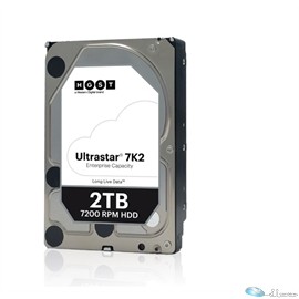 HGST Hard Drive 1W10002 2TB 3.5inch 128MB 7200RPM SATA 6Gb/s 512n Enterprise Hard Disk