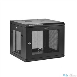 Wall-Mount Server Rack for rackmount equipment - Small data rack features a desi