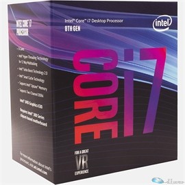 Intel Core i7 i7-8700 Hexa-core (6C 12T) 3.2GHz / 4.3GHz Turbo Processor - Socket 1151 - Retail Pack - 12 MB Cache - 64-bit - Intel HD Graphics Graphics - 65 W OPTANE READY VPRO