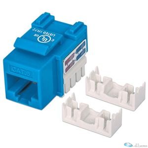 CAT6 KEYSTONE JACK UTP, Blue, Punch-down