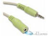 C2G 12FT 3.5mm M/F Stereo Audio Extension Cable (PC-99 Color-Coded)