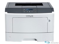 Lexmark MS417dn - Printer - monochrome - Duplex - laser - A4/Legal - 1200 x 1200 dpi - up to 40 ppm - capacity: 300 sheets - parallel, USB 2.0, Gigabit LAN