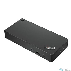 Lenovo ThinkPad Universal USB-C Dock - for Notebook - 90 W - USB Type C - 3 Displays Supported - 3840 x 2160 - 6 x USB Ports - 2 x USB 2.0 - USB Type-C - 1 x RJ-45 Ports - Network (RJ-45) - 1 x HDMI Ports - HDMI - 2 x DisplayPorts - DisplayPort - Thunderbolt - Wired - Gigabit Ethernet - Windows