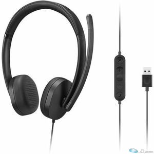 Lenovo USB-A Wired Stereo Headset Gen 2 Black