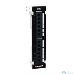 Patch Panel - Networking / Ports Qty: 12 - Supports 22 to 26 AWG stranded and so