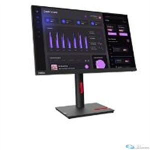 ThinkVision T24i-30 - LCD Monitor - Flat - 1920 x 1080 - 23.8Inch - 6Ms - 60 Hz - 0.275Mm - 1000:1 - 250 nits - 16:9 - Coverage Ratio: 99% sRGB, Color Area Ratio: 110% sRGB. - Anti-glare - Raven Black - Supports VESA mount 100mm - 3 Years warranty