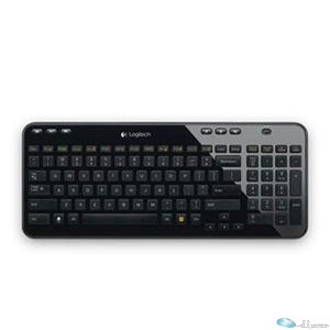 Logitech Wireless Keyboard K360 - Glossy Black (French CDN Layout)