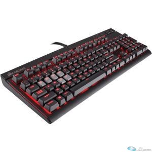 Corsair Gaming STRAFE Mechanical Gaming Keyboard, Backlit Red LED, Cherry MX Bro