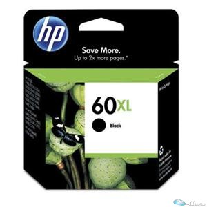 HP 60XL (CC641WN#140) Black High Yield Original InkJet Catridge; Avg Page Yield