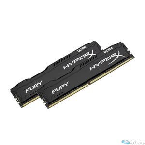 8GB (2x4GB) HyperX Fury Black DDR4, 2666MHZ, CL15, 1.2V, 288-pin DIMM, kit of 2