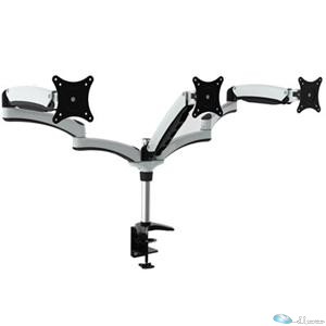 Amer Mounts HYDRA3 is an Articulating Triple-Head 15-28 Monitor Mount Also most 29 screens(VESA) Clamp it to your desk and adjust your flat panel LCD display to best ergonomic view position. Swivel, Tilt, Pivot, Rotate(Landscape/Portrait)