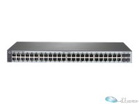 HP 1820-48G - Switch - managed - 48 x 10/100/1000 + 4 x Fast Ethernet/Gigabit SFP - desktop, rack-mountable, wall-mountable