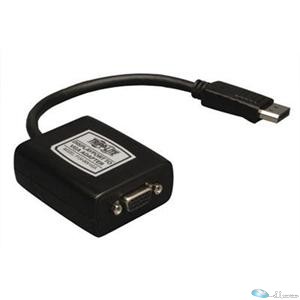 DisplayPort to VGA Active Cable Adapter, 1920x1200/1080p (M/F), 6-in.