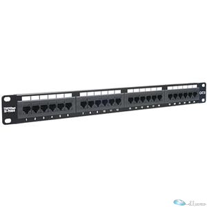Cat6 24-port Unshielded Patch Panel - Meets ANSI/EIA/TIA 568-B.2-1 and ISO/IEC 1