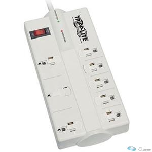 Protect It  8-Outlet Surge Protector, 8 ft. Cord with Right-Angle Plug, 1440 Jou