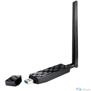 ASUS USB-AC56 Dual-band AC1300 USB 3.0 Wifi Adapter with Included Cradle,2 years
