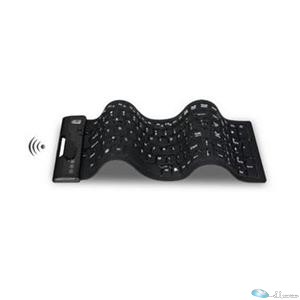 Adesso 2.4GHz RF wireless Antimicrobial waterproof keyboard , flexible , portabl